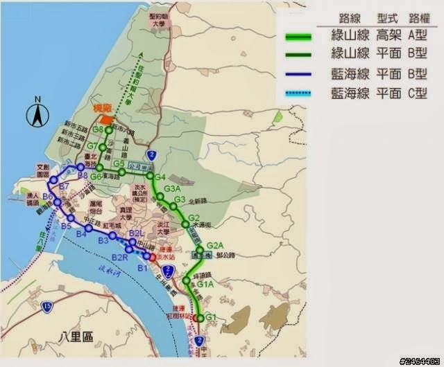 海洋都心2淡水淡海新市鎮-捷運輕軌時程篇